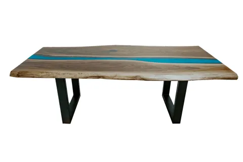 Blue River Walnut Slab Table