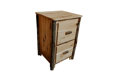 Hickory Double Pedestal Filing Cabinet