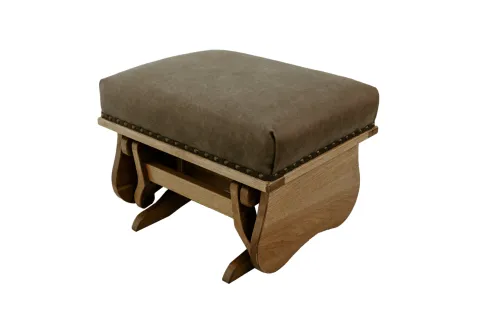 Hickory Swivel Ottoman