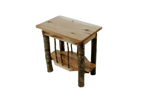 Hickory Chairside Table