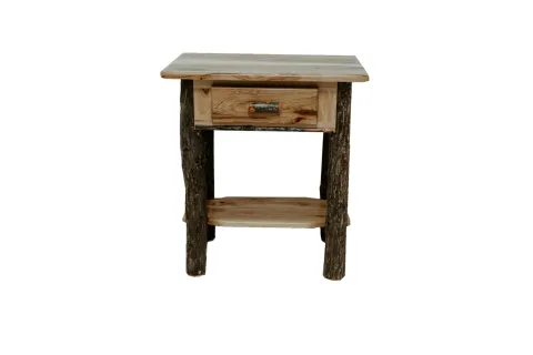 Sunrise Hickory 1 Drawer Nightstand