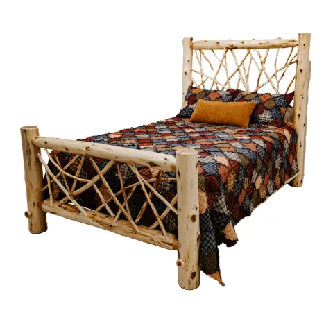 Cedar Log Bed