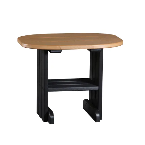 Oval End Table