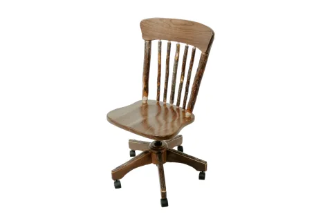 Panel Back Walnut Chair 1
