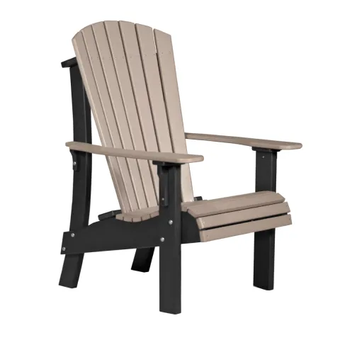 Weatherwood Black Royal Adirondack