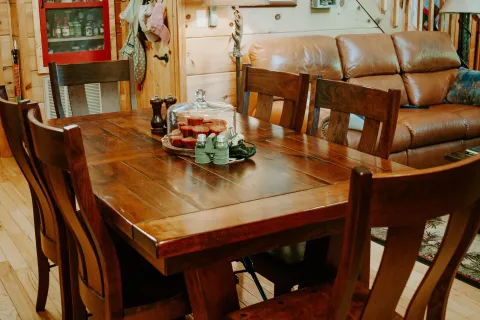 traditional cherry dining table