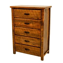 rough sawn barnwood chest made with solid pine