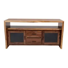 black walnut live edge tv stand