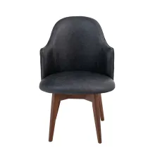 modern leather dining chair
