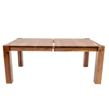 black walnut wood leg table with leaves