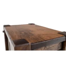 small craftsman style end table