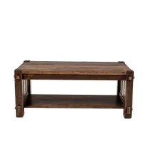 rough sawn wood coffee table