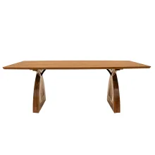 modern rustic dining table