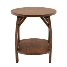 small round end table