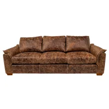 modern rustic deep seating living room sofa