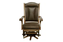 Hickory Swivel Glider