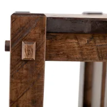 craftsman style chairside table