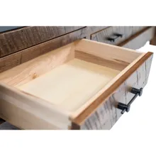 wooden tv stand with drawers for storage
