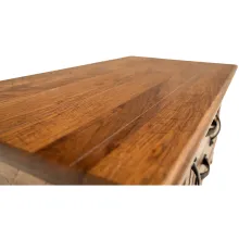 rough sawn finished coffee table