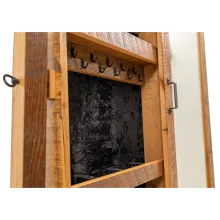 standing barnwood mirror for bedroom
