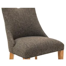 upholstered dining chair with performance fabric