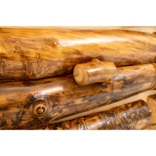 ASPEN DRESSER WITH LOG DRAWER FRONTS