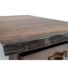 mid-century modern wooden end table