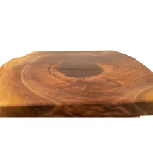 live edge end table