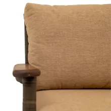 outdoor patio furniture made of wicker with sunbrella cushions