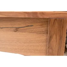 LIVE EDGE LOW FOOTBOARD BED