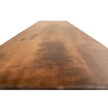 rough sawn brown maple tv stand