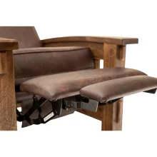 manual leather recliner for tall person
