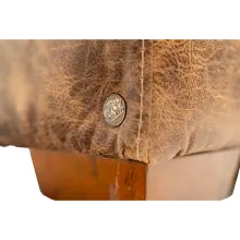 buffalo leather sofa