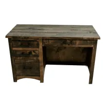 Barn Floor Pedestal Desk