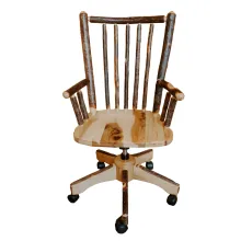 Hickory Stick Back Office Chair